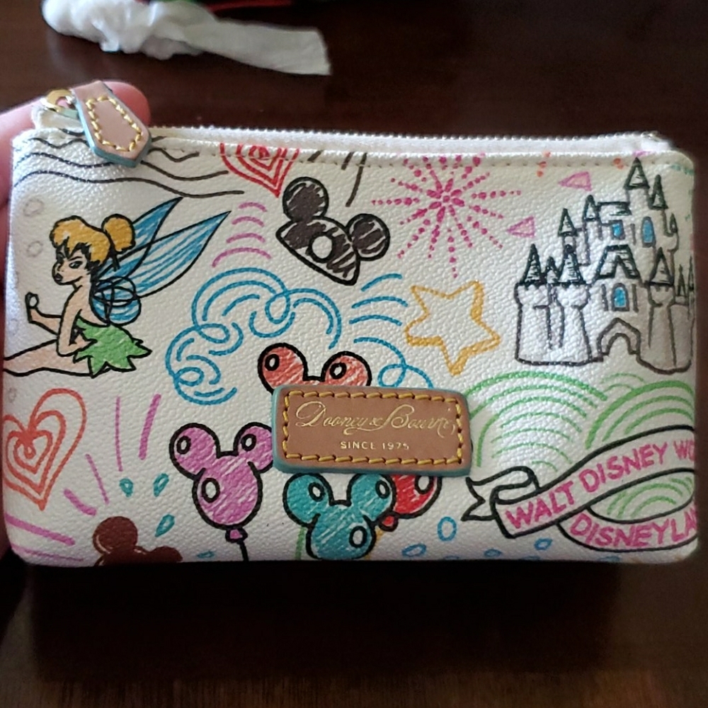 Disney Dooney & Bourke Sketch Cosmetic Bag